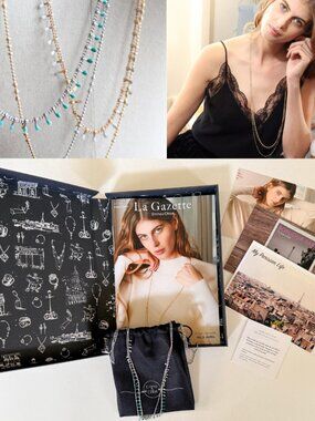 Emma & Chloe Nils Avril Audrey Necklace NEW